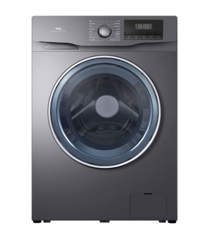 Masina de spalat rufe TCL FF0912SA0, 9 kg, 1200 RPM, Clasa A, 16 programe, Argintiu