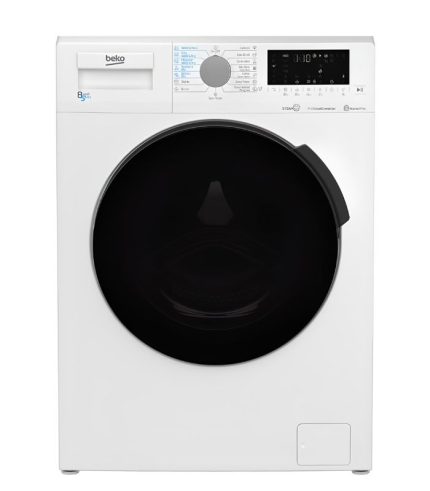 Masina de spalat rufe cu uscator Beko HTV8726XSW, 1400 RPM, 8/5 kg, Child Lock, SteamCure