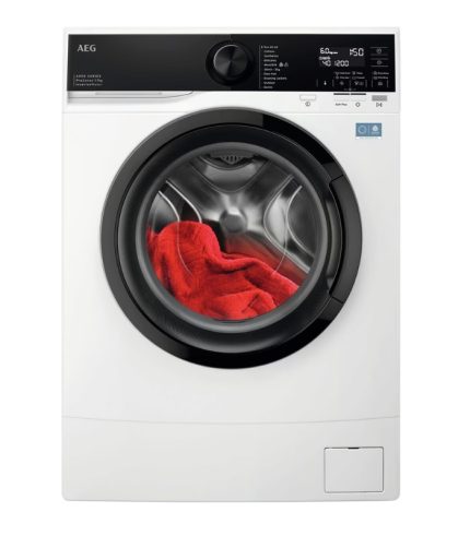 Masina de spalat rufe frontala slim AEG L6SE47DE, ProSense, 7 kg, 1400rpm, Clasa A, alb