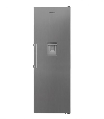 Frigider cu o usa Heinner HF-V401NFXWDE++, 389 l, No Frost, Clasa E, Control electronic, Dozator de apa, Lumina led, H 186 cm, Inox.