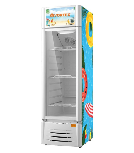 Vitrina frigorifica VORTEX VDC21SWH01M, 213 l, H 174.7 cm, Clasa B, alb